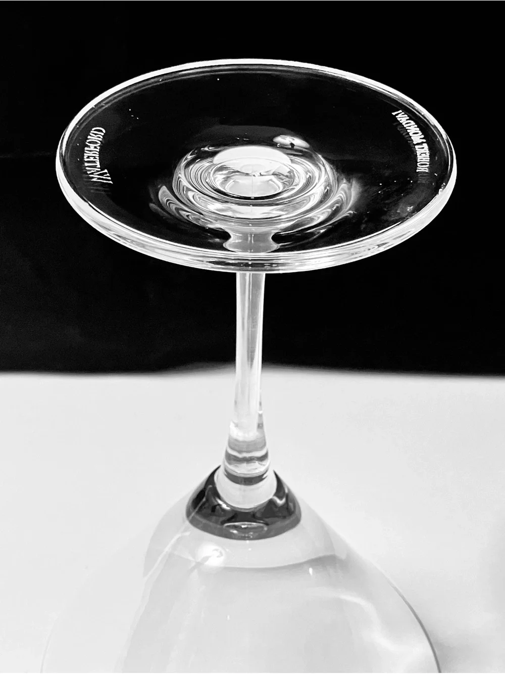 WATERFORD Robert Mondavi MARTINI GLASS / Light Scratches / DISCONTINUED Crystal